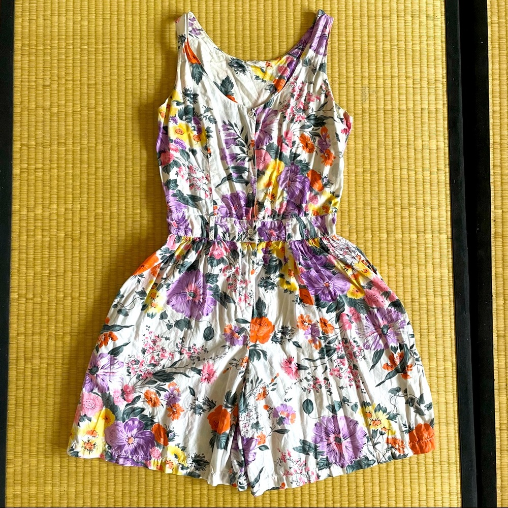 Colorful Floral Romper